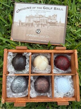 6 Golf balls from year 1400 - 1900